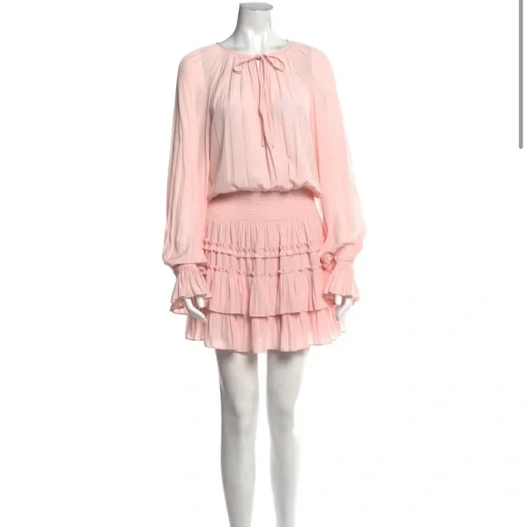 pink a line dress mini Hot Pink Homecoming Dress main image 1